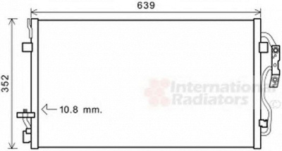 VAN WEZEL 06005477 -  Конденсатор, кондиционер
